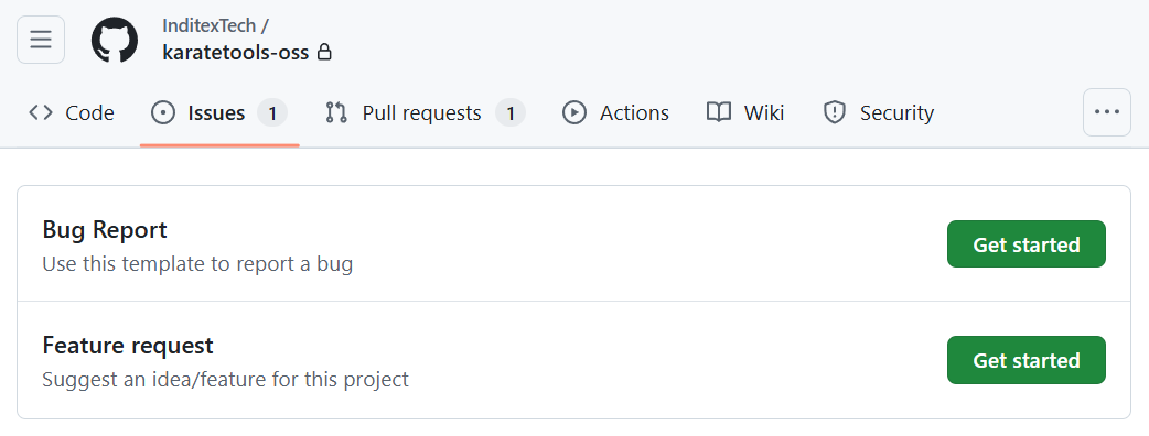 steps kt oss github issue types