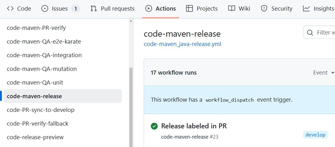 steps kt oss github release workflow