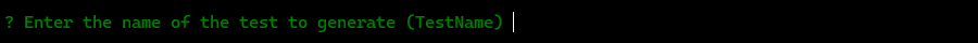 open api generator cmd testname