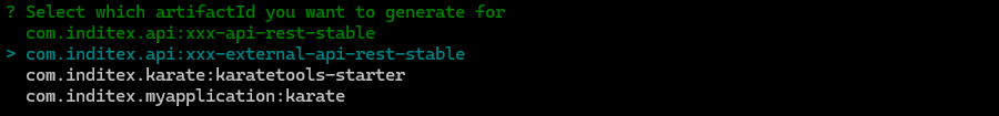 open api generator cmd artifact mocks