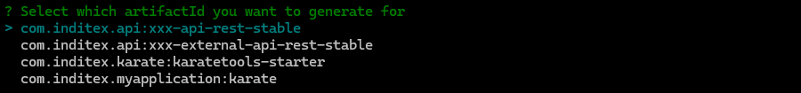 open api generator cmd artifact