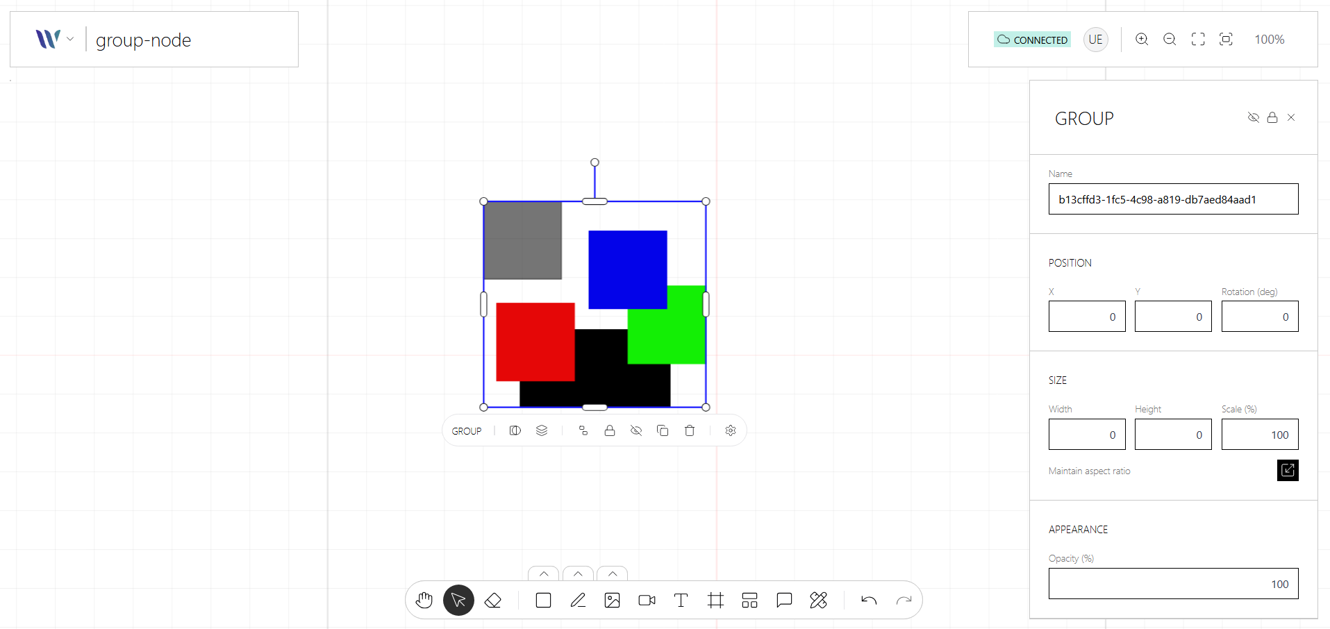 Group on Weave.js showcase