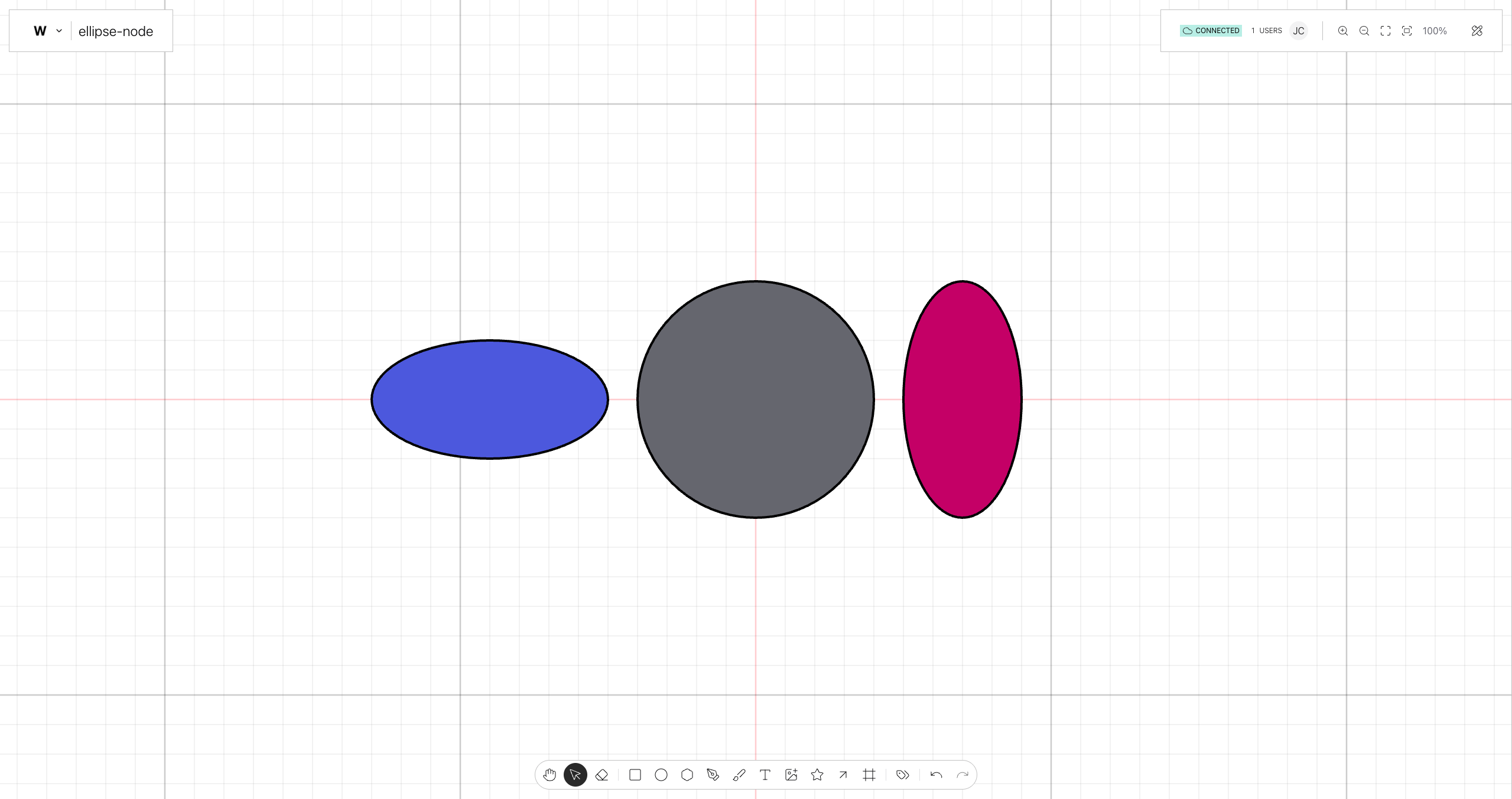 Ellipse on Weave.js showcase