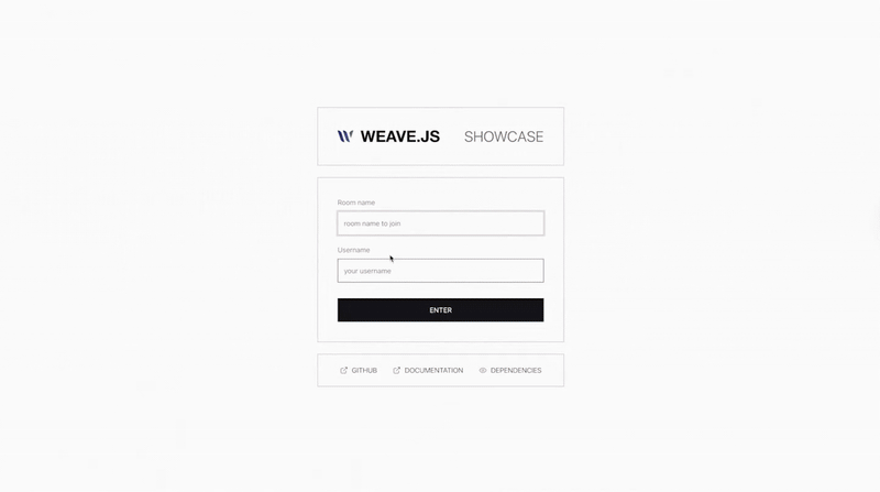 Sample Weave.js app